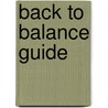Back to Balance Guide by Karlijn Visser