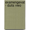 eXamengevat - Duits VWO door Onbekend