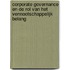 Corporate governance en de rol van het vennootschappelijk belang