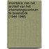 Inventaris van het archief van het interneringscentrum te Breendonk (1944-1948)