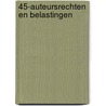 45-Auteursrechten en belastingen door Bart Van Besien