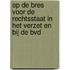 Op de bres voor de rechtsstaat in het Verzet en bij de BVD