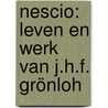 Nescio: Leven en werk van J.H.F. Grönloh door Lieneke Frerichs