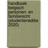 Handboek Belgisch personen- en familierecht (studenteneditie 2020) door Gerd Verschelden