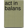 ACT in balans by Els De Rooij