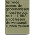 Het wilde Oosten. De gebeurtenissen in Oost-Europa. NA 11-11-1918. En de lessen die we daaruit kunnen trekken