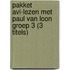 Pakket AVI-lezen met Paul van Loon groep 3 (3 titels)
