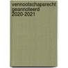 Vennootschapsrecht geannoteerd 2020-2021 by Bernard Tilleman