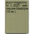 PUUR! Magazine nr. 1, 2021 - Een nieuwe bladzijde (10 ex.)
