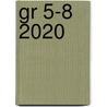 gr 5-8 2020 door Onbekend