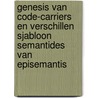 GENESIS VAN CODE-CARRIERS EN VERSCHILLEN SJABLOON SEMANTIDES VAN EPISEMANTIS by Olle Gradoff
