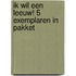 Ik wil een leeuw! 5 exemplaren in pakket