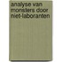 Analyse van monsters door niet-laboranten