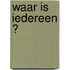 Waar is iedereen ?
