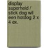 Display Superheld / Stick Dog wil een hotdog 2 x 4 ex.