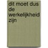 Dit moet dus de werkelijkheid zijn