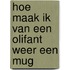 Hoe maak ik van een olifant weer een mug