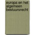 Europa en het algemeen bestuursrecht