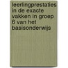 Leerlingprestaties in de exacte vakken in groep 6 van het basisonderwijs door M.R.M. Meelissen