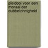 Pleidooi voor een moraal der dubbelzinnigheid