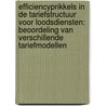 Efficiencyprikkels in de tariefstructuur voor loodsdiensten: Beoordeling van verschillende tariefmodellen door Rob Winkelmolen