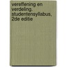 Vereffening en verdeling. Studentensyllabus, 2de editie door Elisabeth Alofs