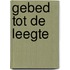 Gebed tot de leegte