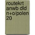 ROUTEKRT ANWB DLD N+O/POLEN 20
