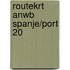 ROUTEKRT ANWB SPANJE/PORT 20