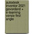 Autodesk Inventor 2021 Gevorderd + E-learning versie first angle