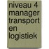 Niveau 4 manager transport en logistiek