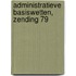 Administratieve basiswetten, zending 79