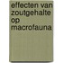 Effecten van zoutgehalte op macrofauna