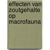 Effecten van zoutgehalte op macrofauna by Unknown