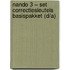 Nando 3 – set correctiesleutels basispakket (D/A)