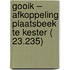 Gooik – Afkoppeling Plaatsbeek te Kester ( 23.235)