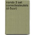 Nando 3 set correctiesleutels (D-5uur)