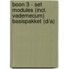 BOON 3 - set modules (incl. Vademecum) basispakket (D/A) door Onbekend