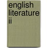 English Literature II by Hilde Staels