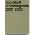 Noordhoff Lerarenagenda 2021-2022