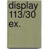 Display 113/30 ex. door Hec Leemans