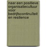 Naar een positieve organisatiecultuur voor bedrijfscontinuïteit en resilience door Jan Dillen