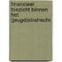 Financieel toezicht binnen het (jeugd)strafrecht