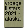 Vroege Lijsters 2021 - Alaska door Onbekend