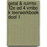 Getal & Ruimte 12e ed 4 vmbo K leerwerkboek deel 1