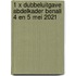 1 x Dubbeluitgave Abdelkader Benali 4 en 5 mei 2021