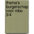 Thema's Burgerschap voor MBO 3/4