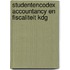 Studentencodex Accountancy en fiscaliteit KDG