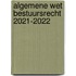 Algemene wet bestuursrecht 2021-2022