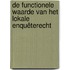 De functionele waarde van het lokale enquêterecht